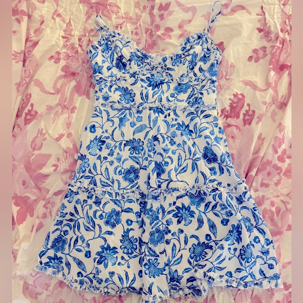 B. Darlin Blue Floral Dress